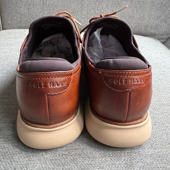 Cole Haan Men\'s 2.Zerogrand Laser Wing Shoes Acorn/Sesame Brown Preppy Sz13 main image 12